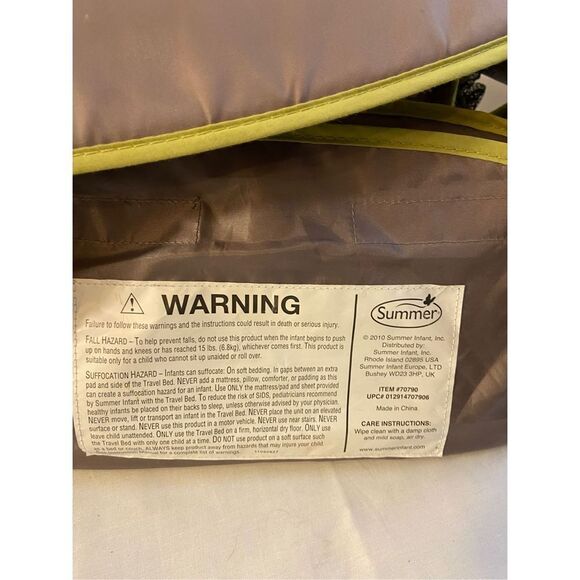 Summer Infant travel changing pad item #70790 - Picture 5 of 6